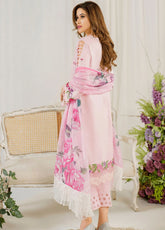 Pretty In Pink By Asifa And Nabeel Embroidered Lawn Suit Unstitched 3 Piece AN24L PP-9 Sedum – Summer Collection